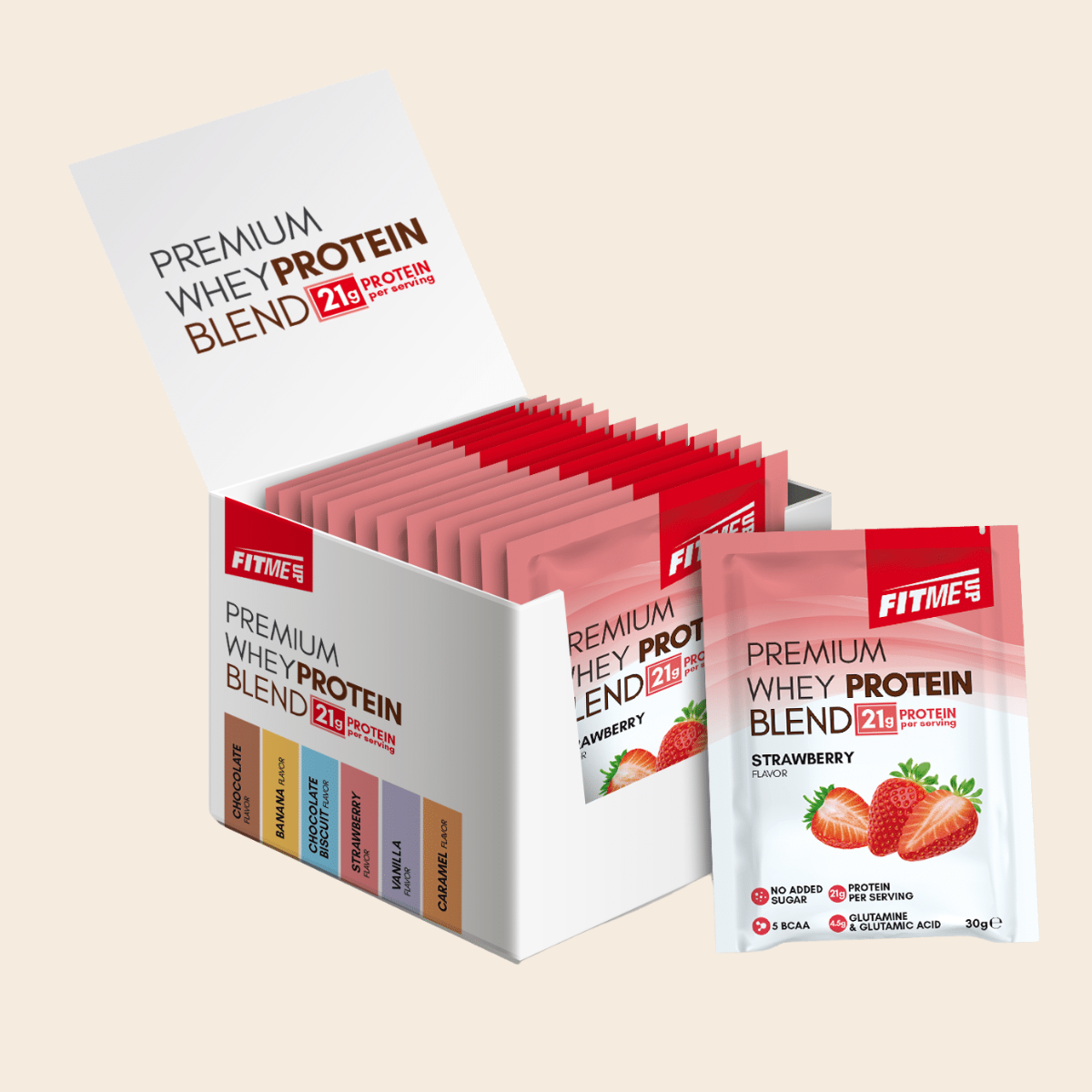 Протеин на прах с вкус на ягода